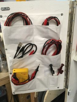 Testlead and multimeter storage